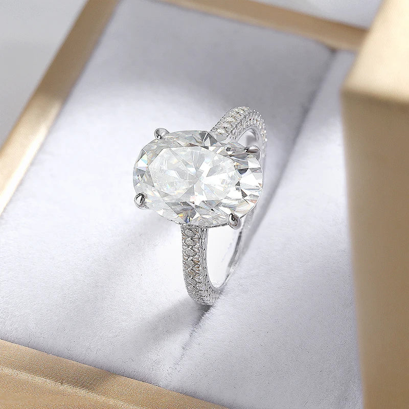 Renaissance 8 Carat Oval Solitaire Ring