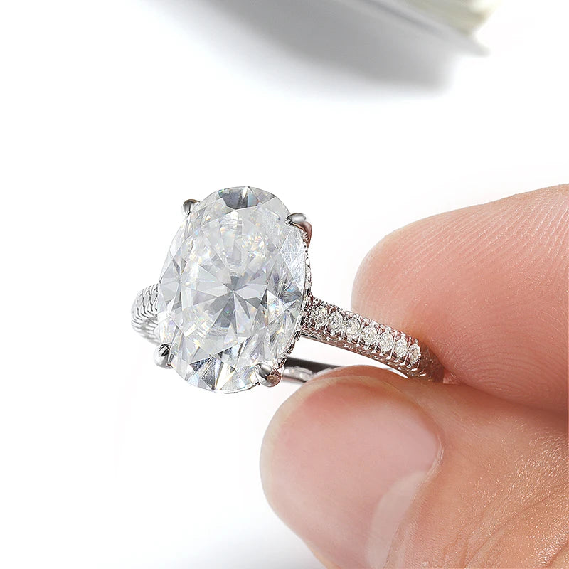Renaissance 8 Carat Oval Solitaire Ring